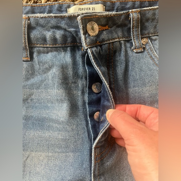 Forever 21 festival shorts denim sz 30 - Picture 3 of 4